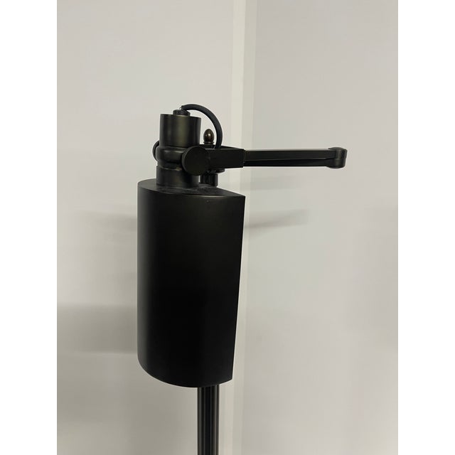 Vintage Oil Rubbed Bronze Articulating Floor Lamp For Sale - Image 11 of 13