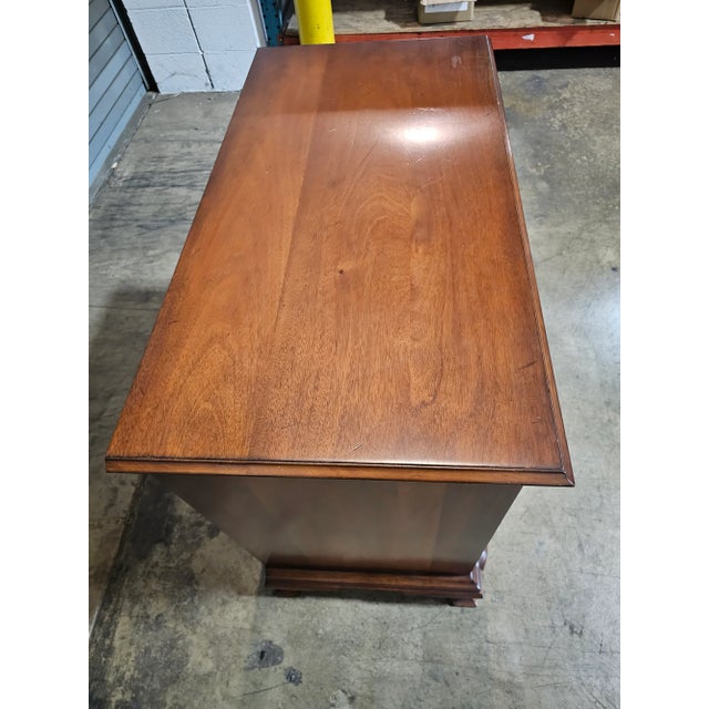 Stickley Williamsburg Mahogany Shell Block Front John Townsend Chest Cw 207 For Sale - Image 9 of 11