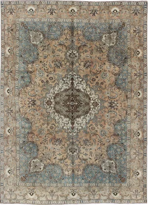 Keivan Woven Arts, H-703-04, 1930’s Vintage Tabriz Rug-9'3 X 12'7