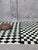 Contemporary Black Checkered Wool Rug - 9.8 X 8.5 Ft For Sale - Image 3 of 8