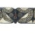 Black VTG African Horizontal Butterfly Black & White Mask Sculpture Burkina Faso 76.5" W by 11.5" H For Sale - Image 8 of 9