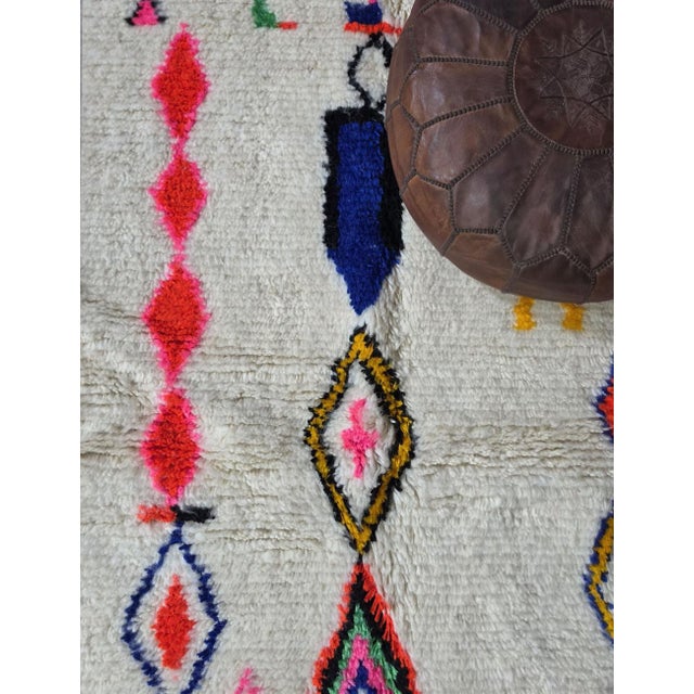 Handmade Moroccan Azilal Rug - 8 X 4.9 Ft For Sale In Cleveland - Image 6 of 8