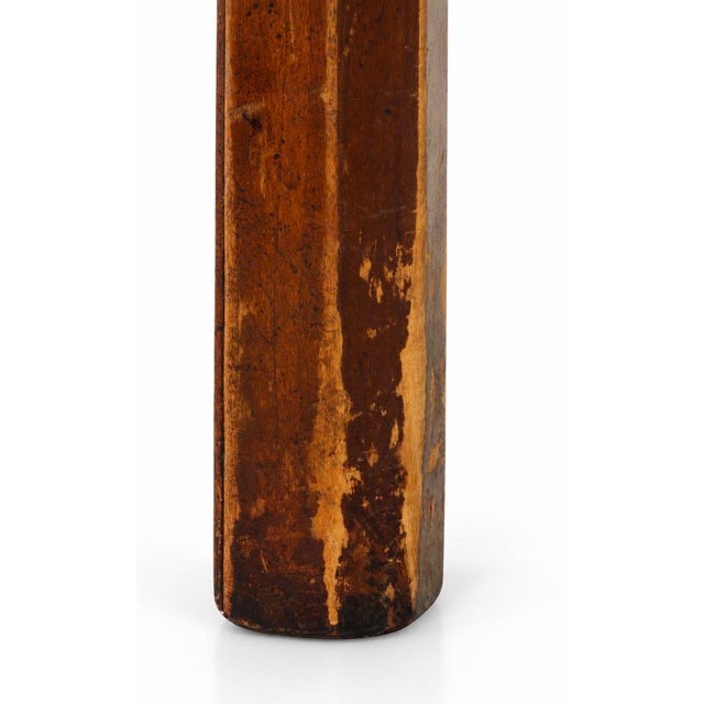1960s 1960s John Stuart Game Table in Walnut Leather and Brass For Sale - Image 5 of 8