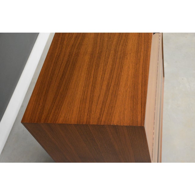 1960s Kipp Stewart for Directional by Calvin Walnut Tall Dresser For Sale - Image 11 of 12