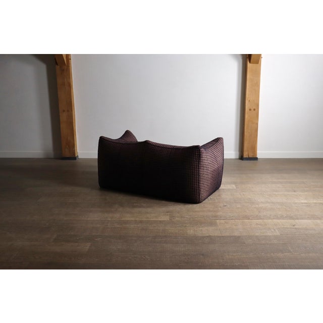 Le Bambole Sofa in Buffalo Leather by Mario Bellini for B&B Italia, 1970s For Sale - Image 10 of 12