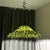 Mid-20th Century 20'' Tiffany-Style Leaded Green Slag Glass Lotus Leaf Lamp Shade For Sale - Image 18 of 18
