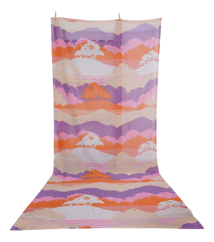 Mid-Century Modern Fabric Hills of Home Curtain by Jack Lenor Larsen, 1971