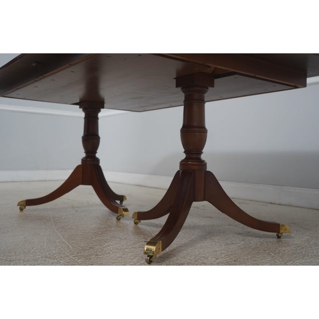 Wood Kindel National Trust Mahogany Inlaid Dining Table For Sale - Image 7 of 18