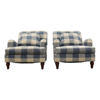 Pottery Barn Carlisle Armchairs (Set of 2) For Sale