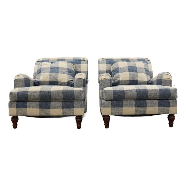 Pottery Barn Carlisle Armchairs (Set of 2) For Sale