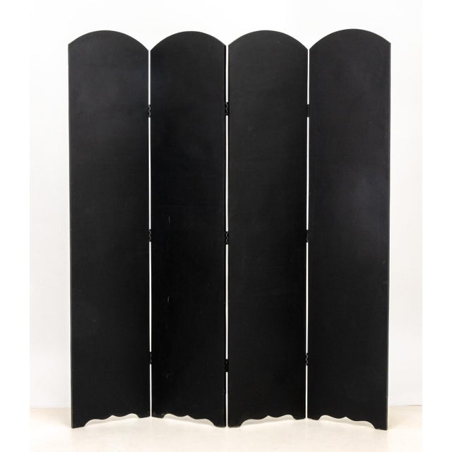 Victorian Style Ebonized Floor Screens, Pair For Sale In New York - Image 6 of 10