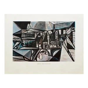 1950s After Pablo Picasso "Paris", First Edition Swiss Full-Color Print