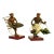 Vintage Petite Choses Cold Painted Monkey Vases- a Pair For Sale