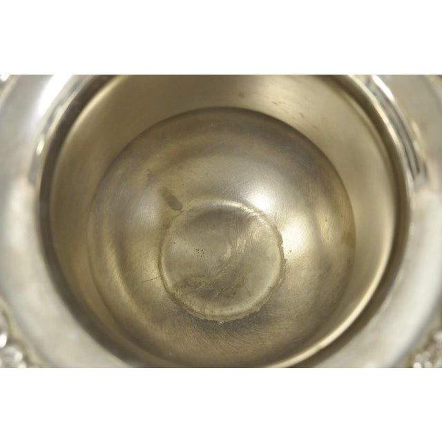 Vintage Gorham Silver Plated Brass Trophy Cup Urn Champagne Chiller Ice Bucket For Sale - Image 11 of 17