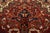 Heriz Rug 8’1” X 11’3” Red Wool Vintage Traditional Hand-Knotted Carpet For Sale - Image 9 of 15