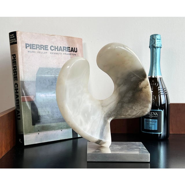 Vintage Mid Century Marble Abstract Organic Modern Sculpture