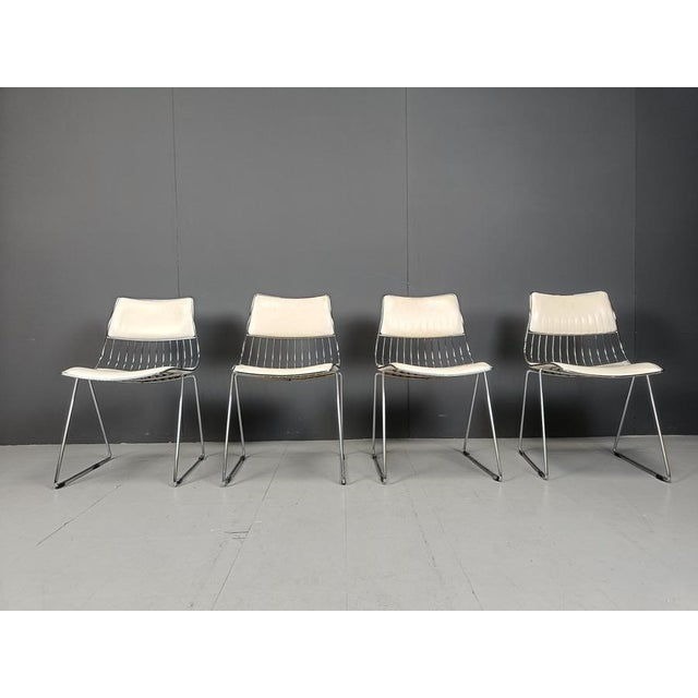 1970s Dining Chairs by Rudi Verelst for Novalux, 1970s, Set of 4 For Sale - Image 5 of 12