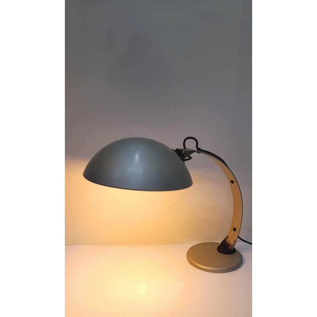 Retro vintage design table lamp from Hungary, made by Elektrofém around the 1960s European Plug (up to 250V).The wiring of...