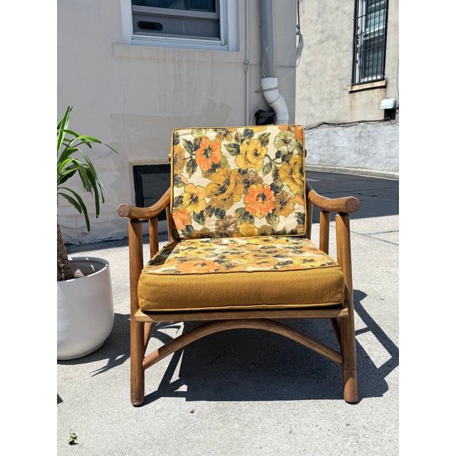 Mid 20th Century Pair of Vintage Rattan Bamboo Armchairs by Crown Casual Furniture Corp. For Sale - Image 5 of 11