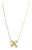 Tiffany & Co. Stitch Crossover 18k Yellow Gold Pendant Necklace For Sale