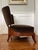 An exceptionally glamorous, contemporary curved back slipper chair or lounge chair by Barbara Barry for Baker Furniture...
