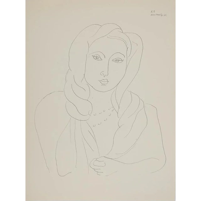 Henri Matisse, Portrait with Turban, Lithograph For Sale - Image 6 of 6