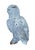 Vintage Cast Iron Owl Garden Sculpture on Natural Branch Base For Sale - Image 4 of 11