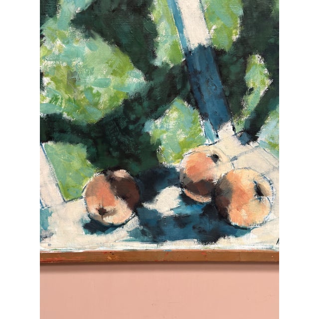 Sune Alehammar, Peaches on Chair, 1960s, Oil Painting on Canvas, Framed For Sale - Image 12 of 18