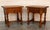 Wood 20th Pair of Spanish Nightstands With Carved Drawer For Sale - Image 7 of 9