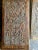 Rustic 1920s Vintage Indian Hand-Carved Krishna Temple Door – Ornate Barn Door With Fluting 84x41 For Sale - Image 3 of 8