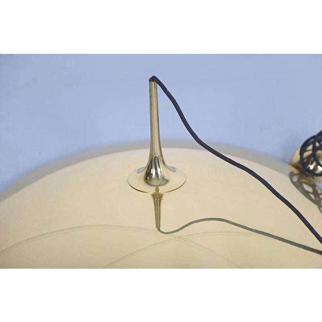 1970s Onos 55 Pendant Lamp with Counterweight in Polished Brass by Florian Schulz, 1970s For Sale - Image 5 of 12