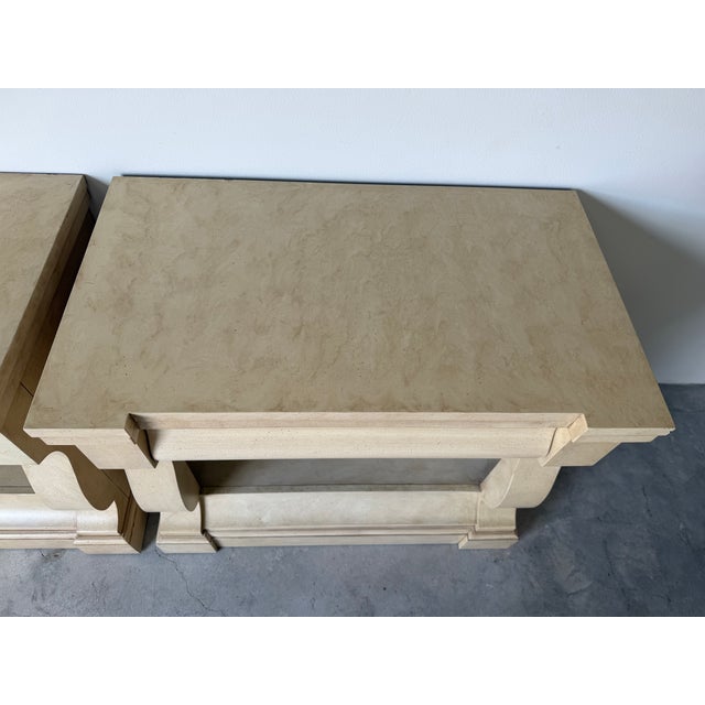 1990s Ralph Lauren Neoclassical Style With Drawer Nightstands – Pair For Sale - Image 5 of 18