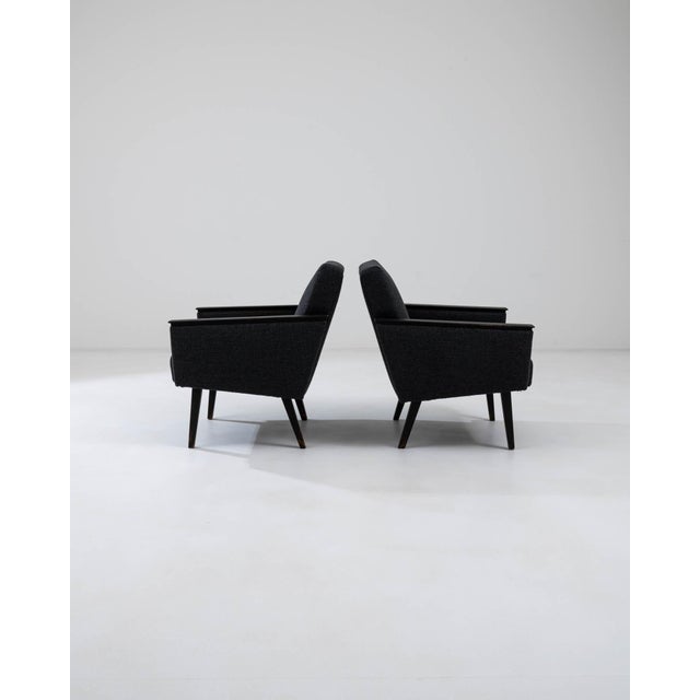 Mid-Century Modern 1960s Czechia Upholstered Armchairs - A Pair For Sale - Image 3 of 18