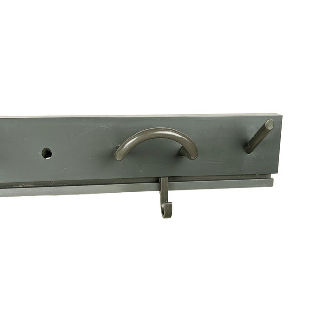 Kartell Grey Plastic Outline Serie Coat Rack by A. Castelli Ferrieri for Kartell, 1980s For Sale - Image 4 of 8