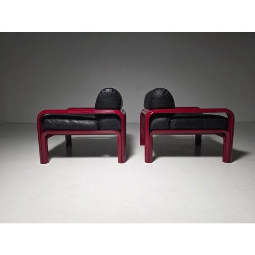 Model 54 Lounge Chairs by Gae Aulenti for Knoll, Italy, 1975, Set of 2 For Sale - Image 3 of 11