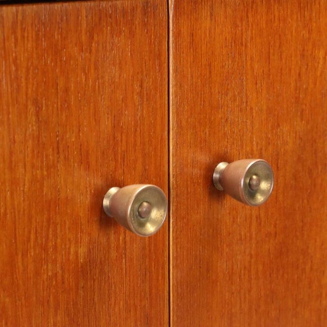 Brown Vintage Bookcase from AV Arredamenti Contemporanei, 1960s For Sale - Image 8 of 12