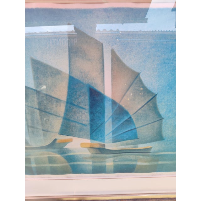 Louis Toffoli, Landscape Composition, 27/125, 1970s, Lithograph For Sale - Image 6 of 8