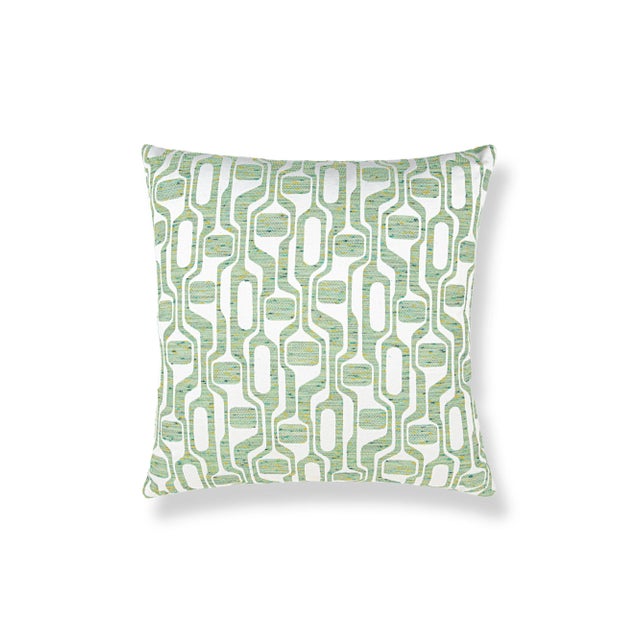 Contemporary The House Of Scalamandré Telly Square Pillow In Leafgreen For Sale - Image 3 of 3