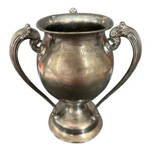 Antique Silverplate Trophy Cup Vessel