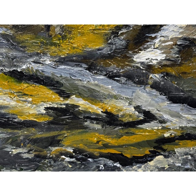 Dated 2022 Carneddau Snowdonia British Landscape Painting in the Manner of Kyffin Williams For Sale - Image 4 of 18