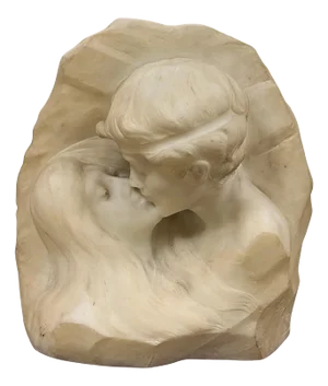 The Kiss Marble Sculpture by Italian Ugo Passani