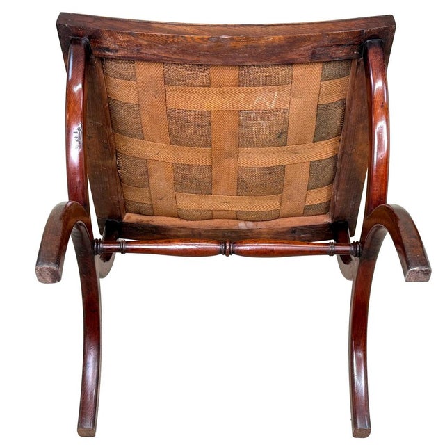 Regency Mahogany Curule Stool, 1810s For Sale - Image 9 of 11