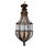 French Antique Louis XIV “Versailles” style lantern, hexagonal shape with seven curved and plain glass panels, encased...