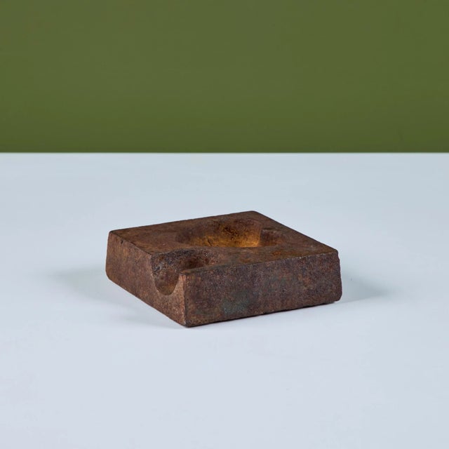 Contemporary Cast Iron Heart Ashtray For Sale - Image 3 of 12