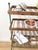 Metal Mid-Century Shoe Rack Trolley For Sale - Image 7 of 8