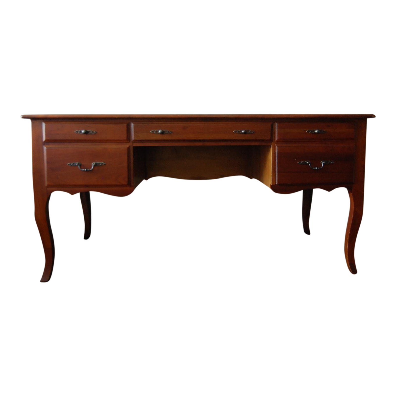 Vintage Ethan Allen French Country Maison Collection Executive Desk