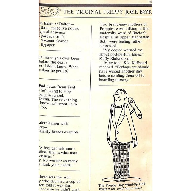 "The Original Preppy Jokebook" 1981 Arneson, d.j. For Sale In New York - Image 6 of 13