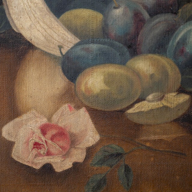 Pair of Victorian Still Life Oil Paintings, English, c.1870 For Sale - Image 10 of 13