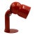 1960s Elio Martinelli, Mod. 2135 Robot Red Table / Desk Lamp, Martinelli Luce Italy For Sale