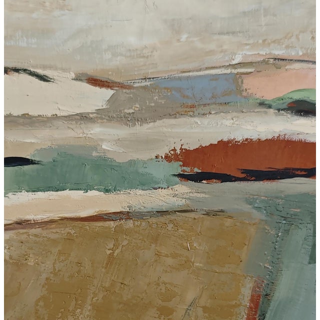 Horizon Silencieux, Abstract Landscape, Expressionism, Framed by Sophie Dumont For Sale - Image 6 of 7